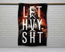 Motivational Gym Flag - Lift Heavy Wall Decor for Home or Garage Gym