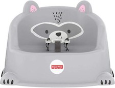 Fisher Price Hungry Raccoon Booster Seat 4 to 18 months Fits most dining chairs