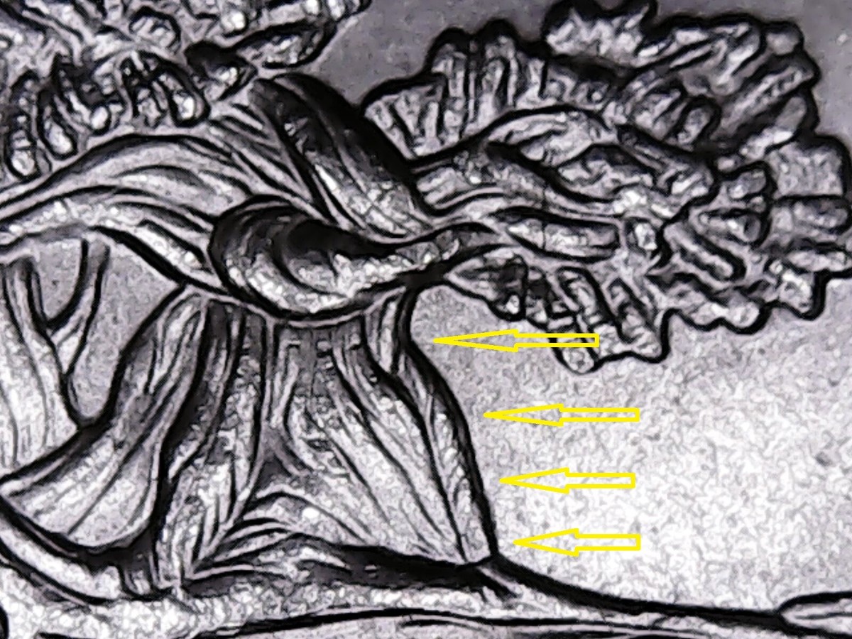 2013 P Nevada Great Basin ATB Quarter WDDR-004 Doubled Die Reverse