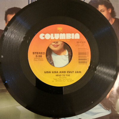 Lisa Lisa and Cult Jam: Head To Toe. 45RPM single. 7