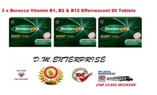 Image of 3 x Berocca Boost Energy Vitamin Tablets 20 per pack | Acerola Cherry Flavour