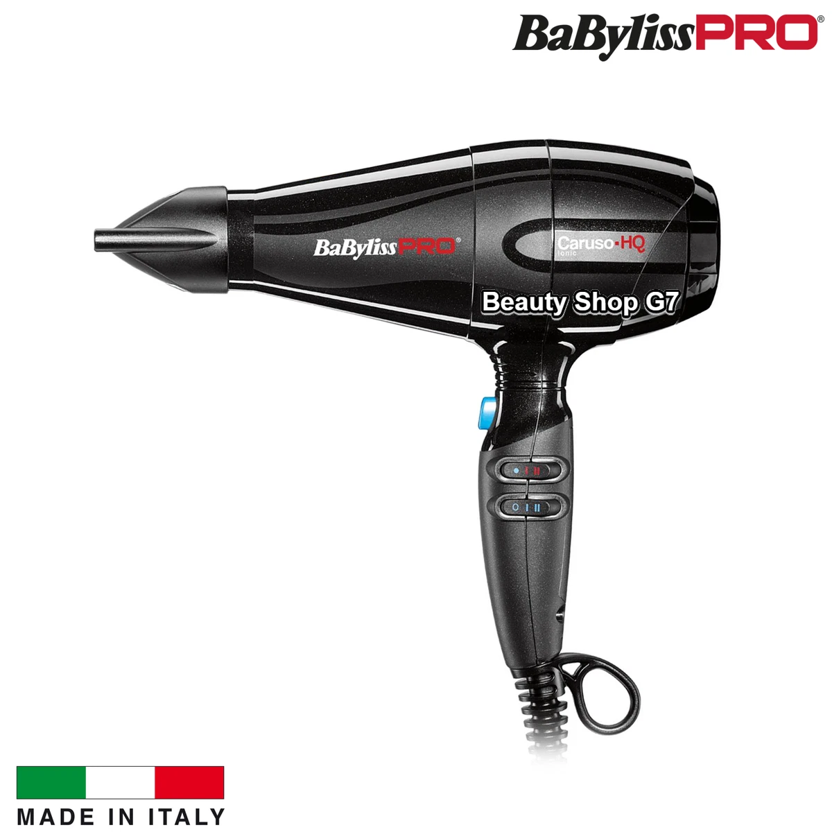 Hair dryer Babyliss Caruso HQ Ionic 2400W BAB6970IE Professional Made in Italy