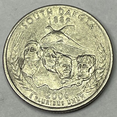 Combined Shipping 2006 South Dakota Quarter Error #34 | eBay