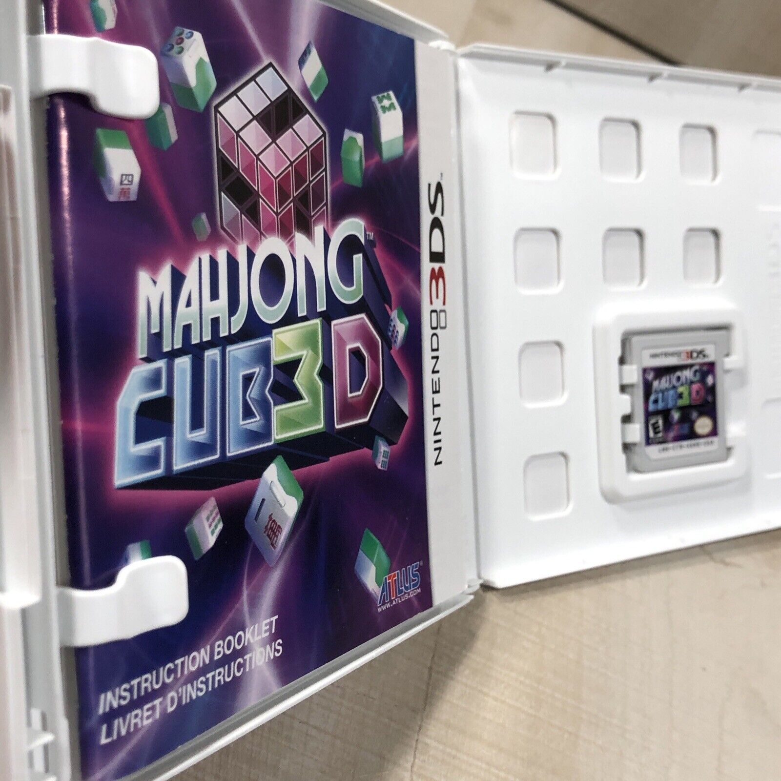 Jogo Mahjong Cub 3d Para Nintendo 3ds Midia Fisica Atlus