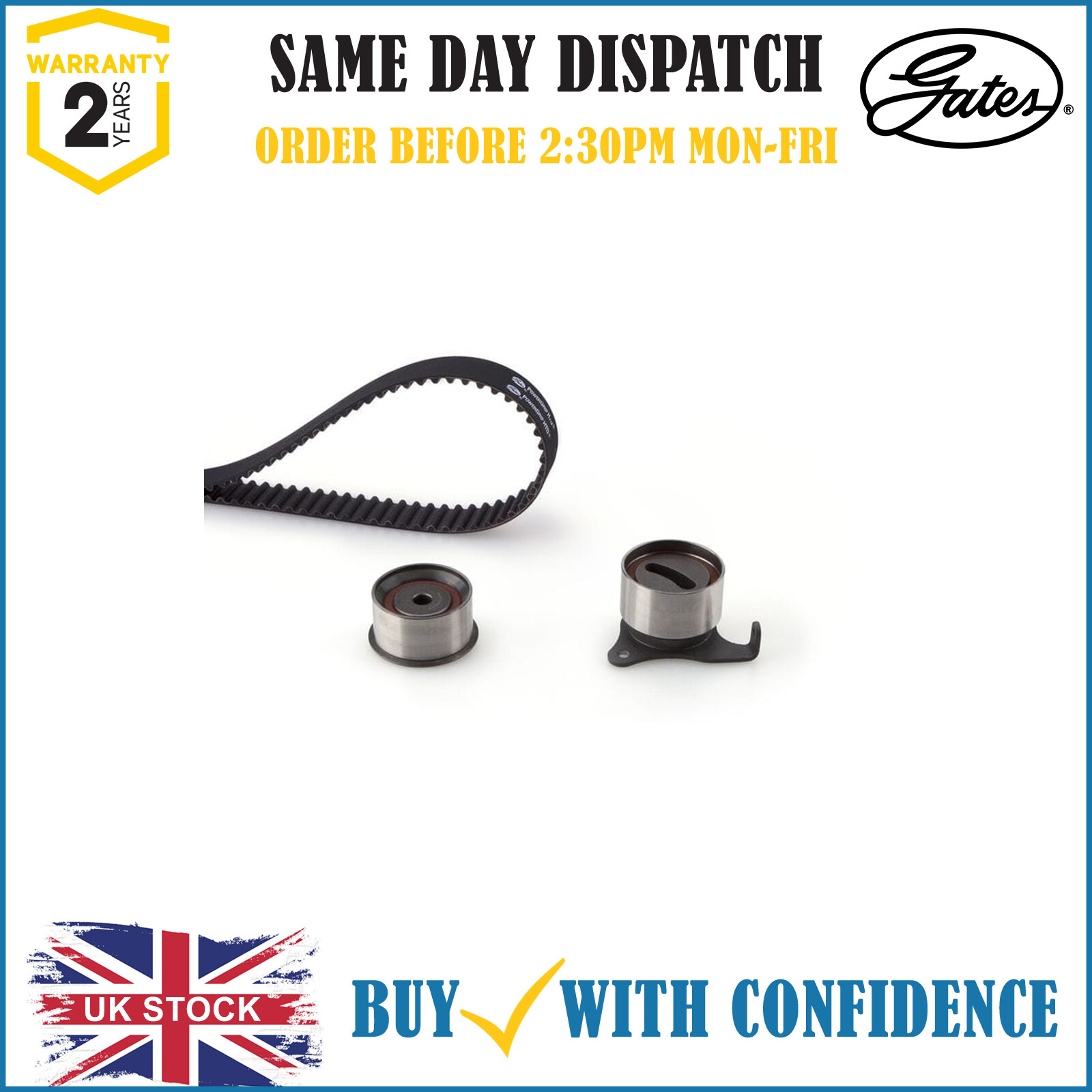 GATES K015389XS Timing Belt Set for TOYOTA - Image 13