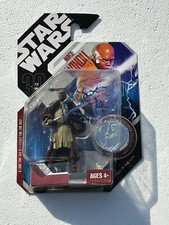 2007 Star Wars 30th Anniversary Mace Windu w coin NEW ON SEALED CARD  06