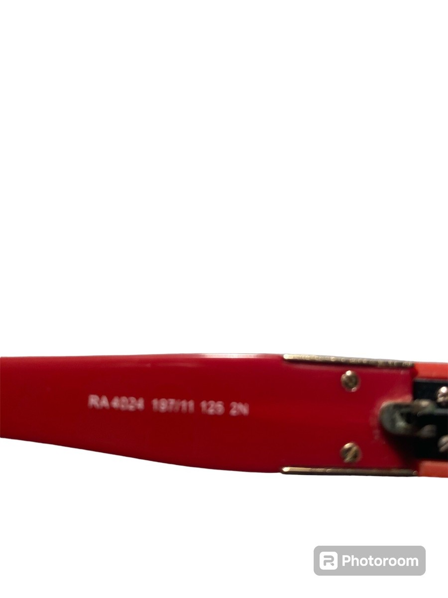 RALPH LAUREN Sunglasses| w/Red frame RA 4024 197/11 125 2N  display picture 1