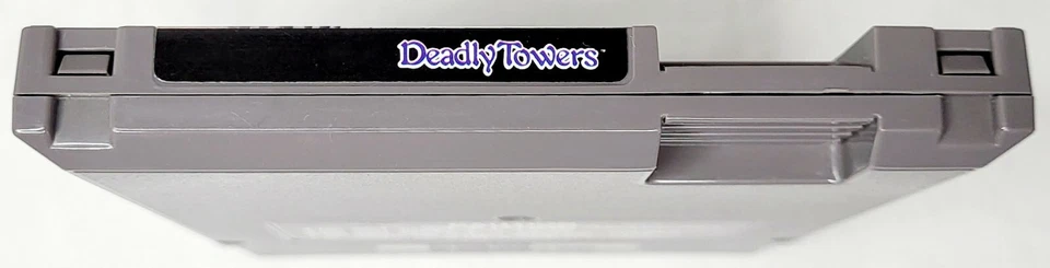 Deadly Towers (Nintendo Entertainment System, 1987) W/Manual *TESTED & WORKING* - Image 4 of 4