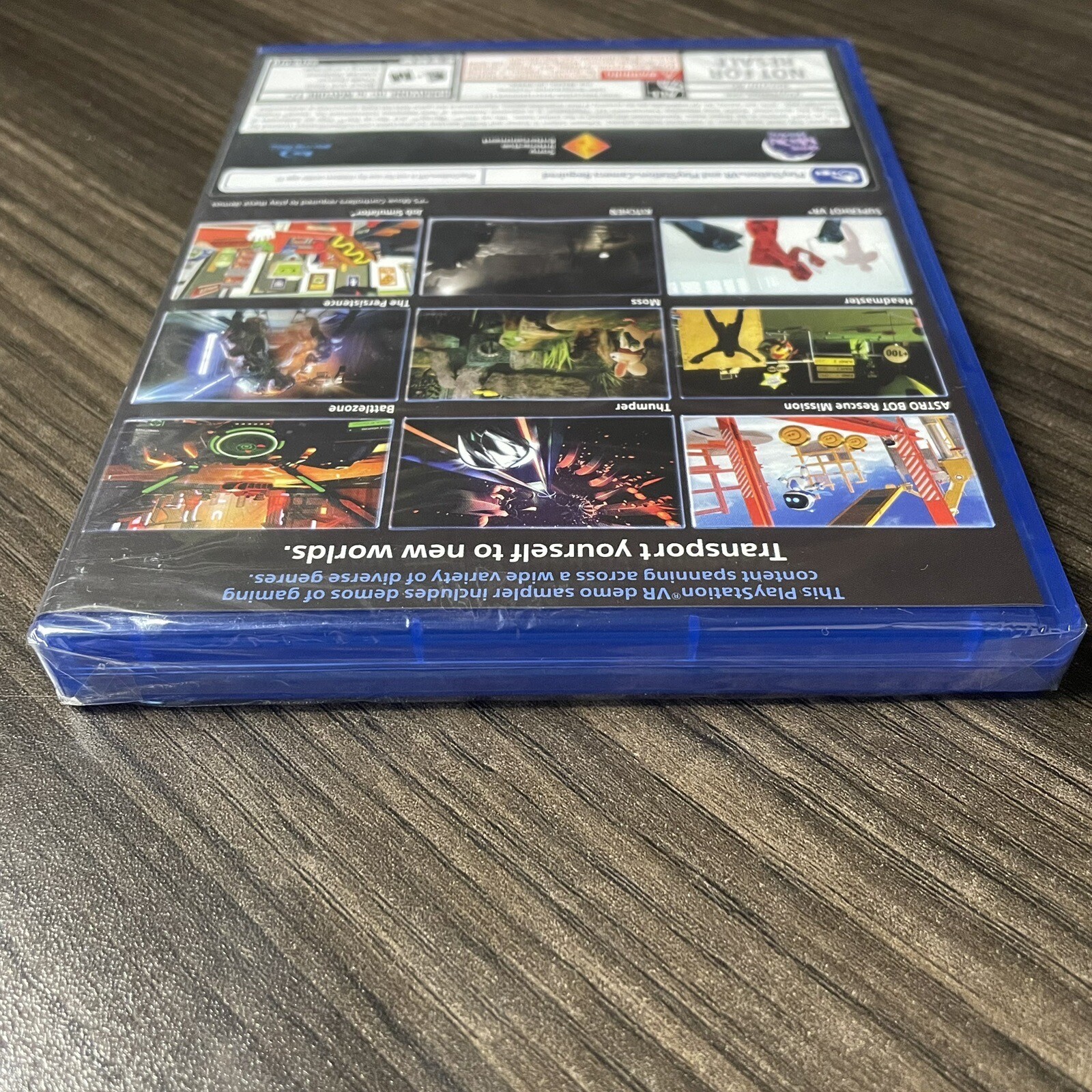 PlayStation VR Demo Disc PS4 Brand New Factory Sealed