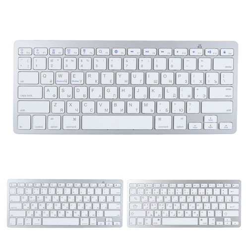 Ultra Thin Keyboard BT Wireless Splashing Proof Bilingual Language Keypad Fo AU - Picture 12 of 30
