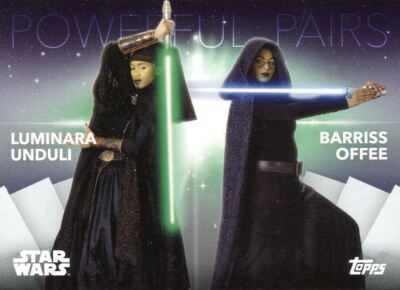 Women Of Star Wars Powerful Pairs Chase Card PP-1 Luminara Unduli & Barriss