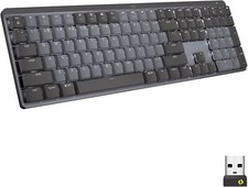 Logitech MX Mechanical Wireless Keyboard - Graphite Clicky Switches 