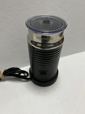 Nespresso Aeroccino3 Electric Milk Frother Black 3594-US-BK