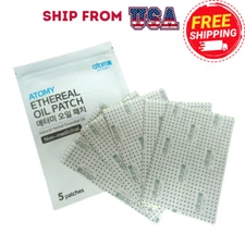 Atomy Ethereal Essential Oil Patch Pain Relief 1 Pack (5 Patches) SHIP FROM USA