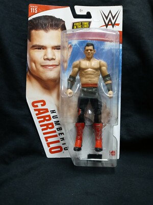 Mattel WWE Basic Series 115 Humberto Carrillo Black & Red Outfit Action Figure