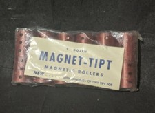 12 Vintage NEW SEALED Magnet Magnetic Rollers Hair Curlers w Hundreds Tiny Tips