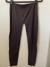 NWT Brown Full Length Stretchy Women's Seamless Leggings Pants Size M
