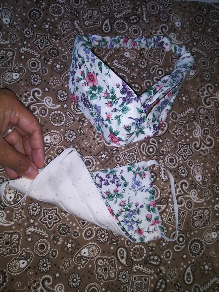 Juego de mascarilla facial con diadema Foto 2 de 4