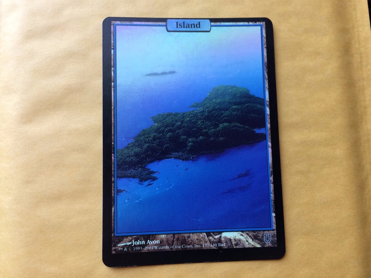 mtg 島　アンヒンジド　UNH foil mtg 島 アンヒンジド UNH foil Island - Full Art Unhinged Foil