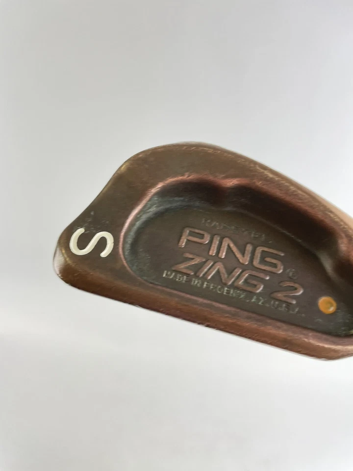 Ping Zing 2 Becu Sand Wedge Brown Dot JZ Stiff Steel /Right /New Grip /9285 - Image 3 of 4