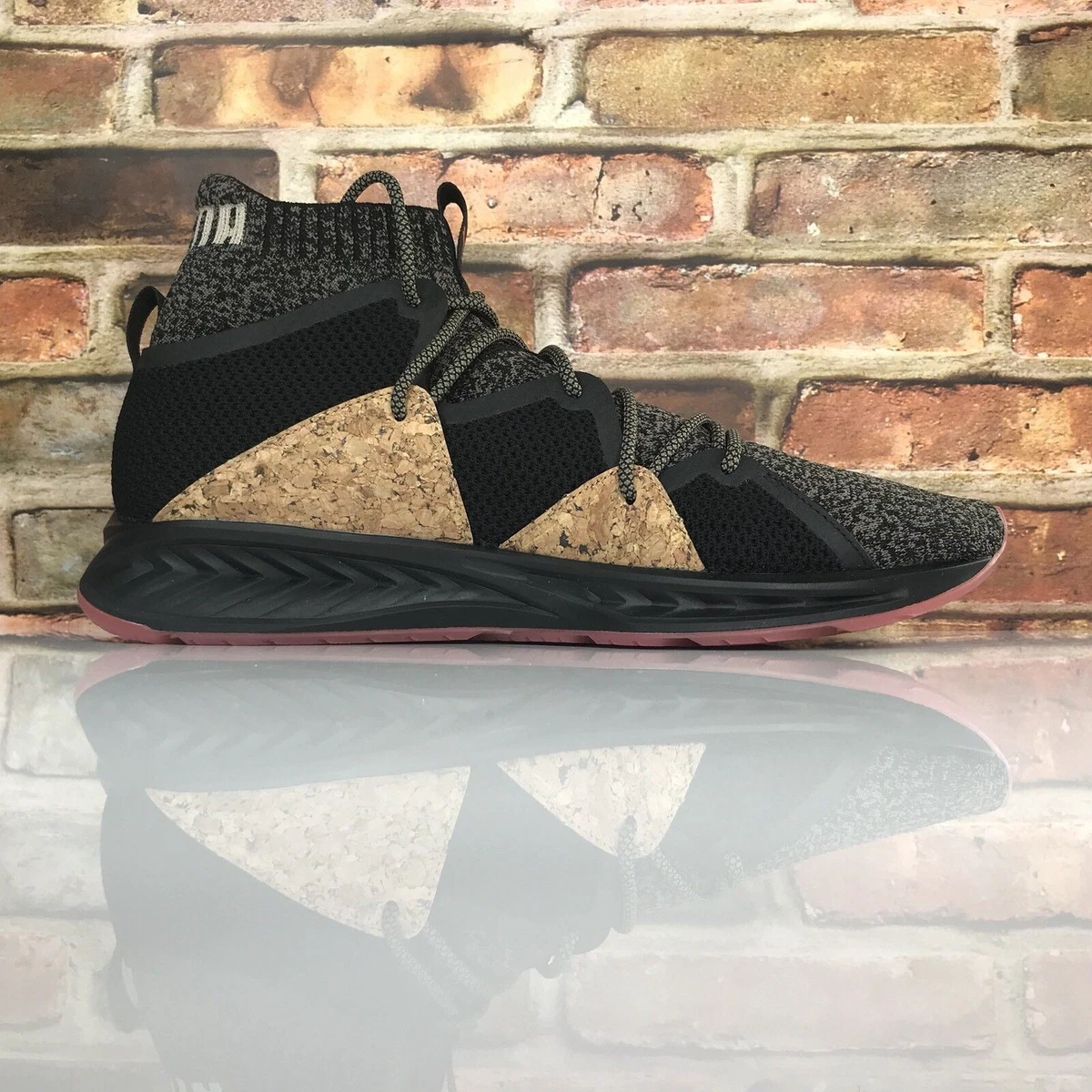 Puma ignite evoknit sales low mens brown