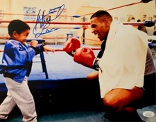 EMMANUEL LEWIS SIGNED 11x14 PHOTO AUTOGRAPH JSA COA WEBSTER Mike Tyson