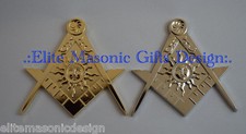 New Design Masonic Master Mason Sun, Eternity  Eutyun sign CUT OUT CAR EMBLEM