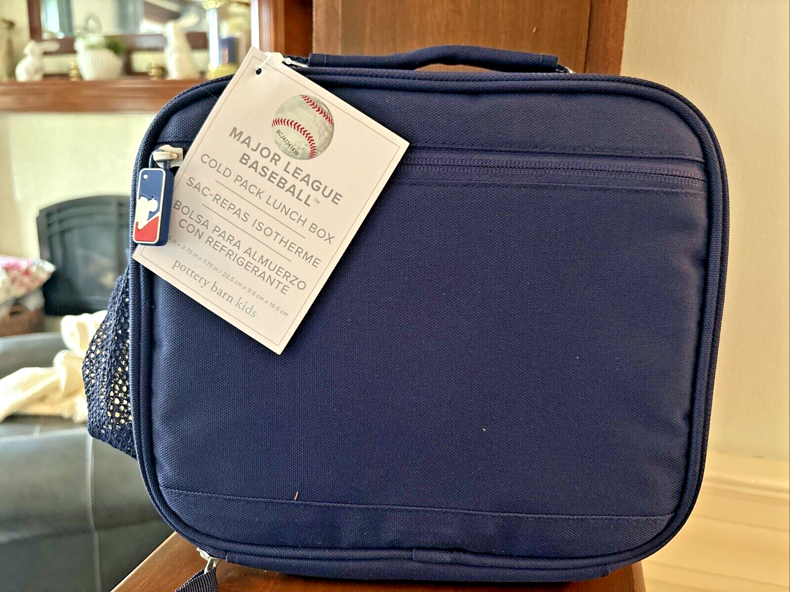 PONY Scuola Pottery Barn MLB BASEBALL LUNCH BOX + Borsa Sportiva Viaggio Ragazzo Disney ? .