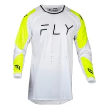 Fly Racing Evolution DST White/Hi-Vis MX Off Road Jersey Men's Sizes SM - LG