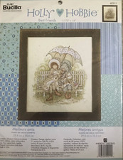 rare Bucilla Cross Stitch Kit 45211 Holly Hobbie Best Friends