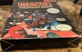 Rescue The Embassy Mission NES Game Original Box No Manual