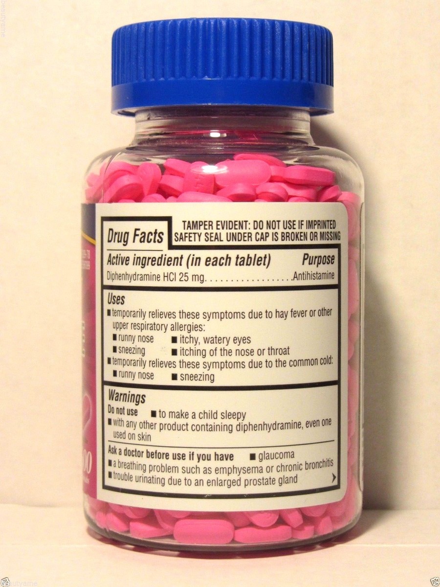 Kirkland Signature ALLERGY MEDICINE Diphenhydramine HCI 25mg 600