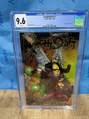 Knightshift #1 Graded Comic Cgc 9.6 London Night | Chromium Cover 1996