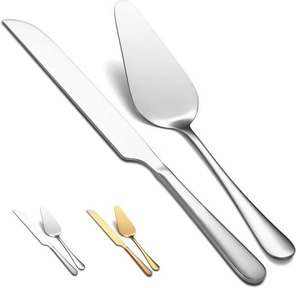 Hochzeitstortenmesser Und Serverset Edelstahl Kuchenheber Tortenheber-image