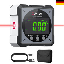 Laser Wasserwaage Digitaler Winkelmesser LCD Magnetisch