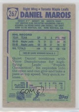 1990-91 Topps Blank Front Daniel Marois #267 0kb5