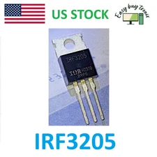 20pcs IRF3205 IR MOSFET N-CHANNEL 55V 110A TO-220 HEXFET Power Transistor