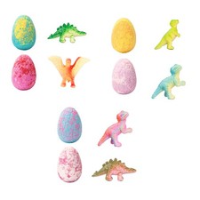 6PCS Bath Bombs Gift Set With Dinosaur Toys Inside Safe Spa Bath Fizz Balls