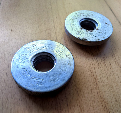 Gold's Gym Nuts Spin-Locks für Hanteln oder Stabglocken ein Paar gebraucht