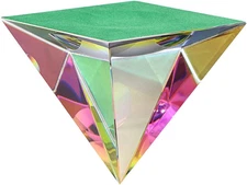 Crystal Pyramid Iridescent Suncatchers Crystal Prism Rainbow Color Prism Desk Or