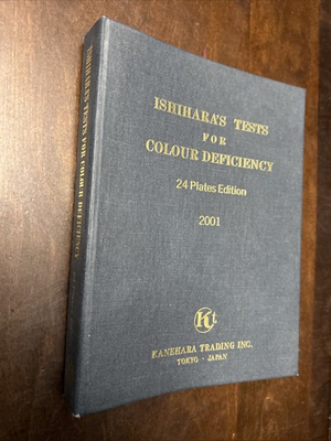 #ad New Ishihara Color Test Test for Color Deficiency   24 Plates 200115 Edition $69.99