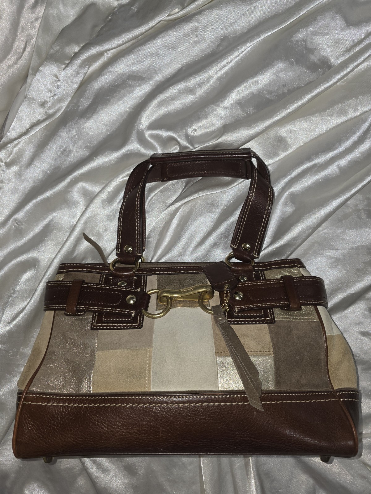 COACH Hampton Mosaic Patchwork Satchel limited ed… - image 1