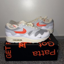 Nike Air Max 1 Patta Waves | White Hyper Crimson/Pure Platinum UK10/US11/EU45 