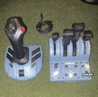 Thrustmaster TCA Captain Pack Airbus Edition USB Flight Stick + Throttle Bundle