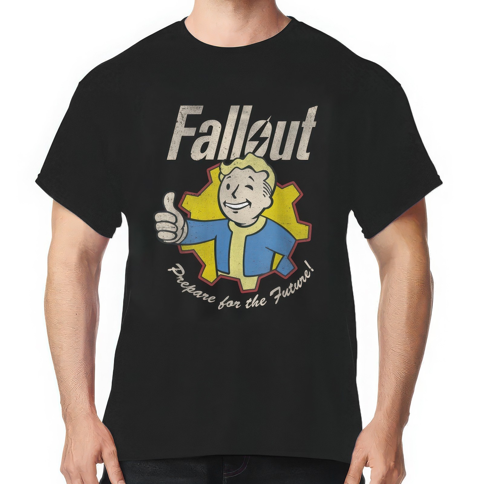 Fallout Video Game Shirt, Prepare for The Future Vault T-Shirt Unisex Cotton Tee