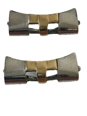 ROLEX Abdeckung Jubilee 55 20mm Stahl/Gold (TOP ZUSTAND)