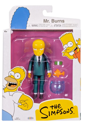 #ad MR. BURNS jakks pacific 5quot; 5 inch wave 6 figure simpsons NEW $24.99