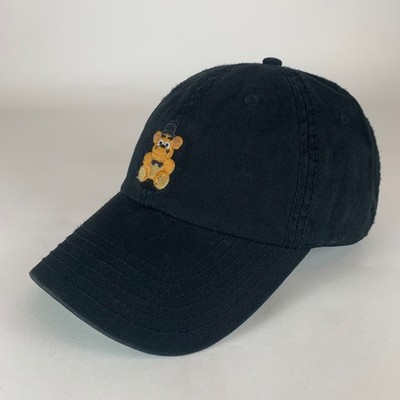 Freddy Fazbear Five Nights At Freddies Black Relaxed Fit Strapback Hat