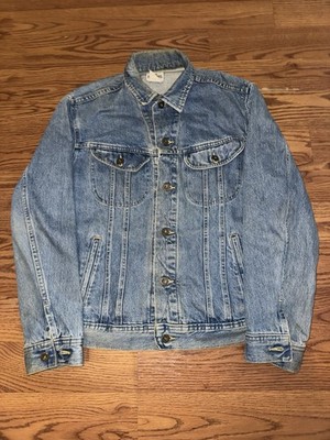 激レア 90s CAN'T BUST'EM × Lee Dungarees Lee Dungarees Can't Bust'em Denim Trucker Jacket Size Medium