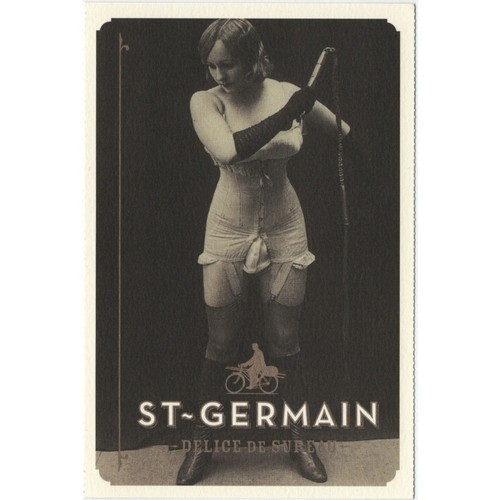 St Germain Liqueur Cocktail Postcard Lot Risque Pin-Up Lingerie Women Photo Set - Picture 7 of 16
